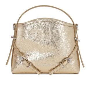 Givenchy Nano Voyou Tote Bag in Gold NWT